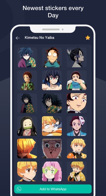 Anime stickers store for whatsapp