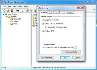 Imagen 0 para Tiny Burner