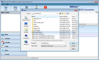 KDETools PST to MBOX Converter