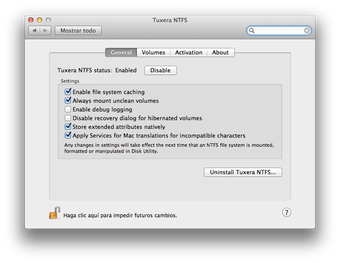 Imagen 4 para Tuxera NTFS for Mac
