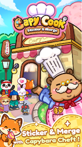 Image 0 pour Capy Cook: Stickers  Merg…