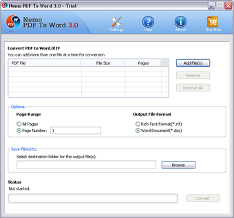 Imagen 0 para Nemo PDF to Word