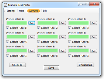 Multiple Text Paster