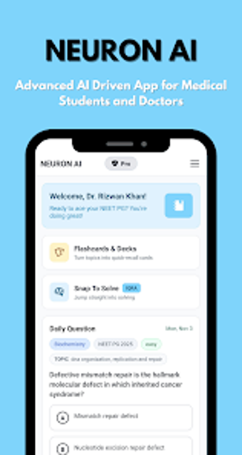 Bild 0 für Neuron AI - Med Exam Prep