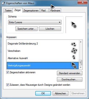 Download Entis Cursors for Windows
