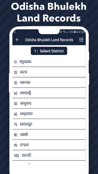 Odisha Bhulekh Land Records Map Area Calculator