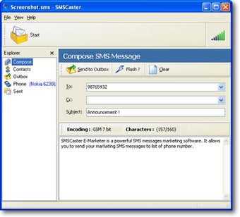SMSCaster E-Marketer