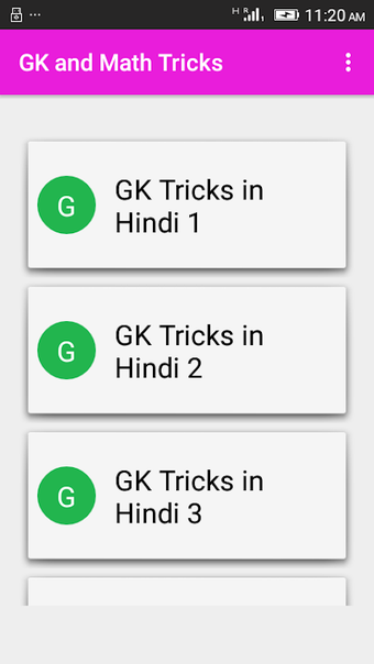 GK & Math Tricks