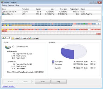 Download Portable Defraggler for Windows