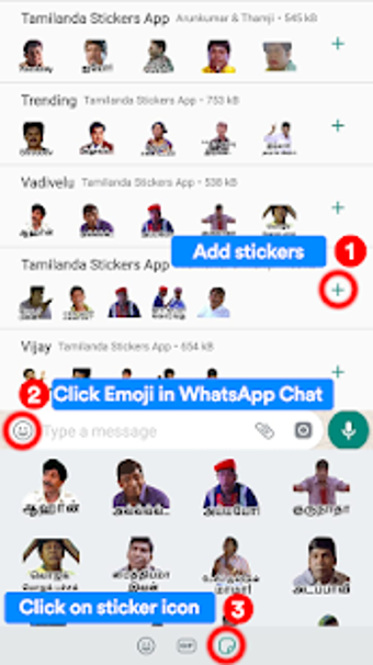 Image 4 pour Tamilanda: Tamil stickers…