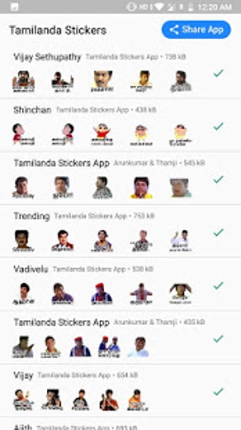 Imagen 6 para Tamilanda: Tamil stickers…