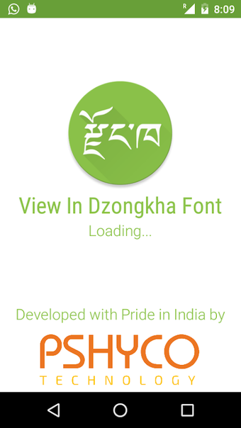 Immagine 0 per View In Dzongkha Font