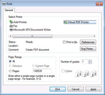 Virtual PDF Printer