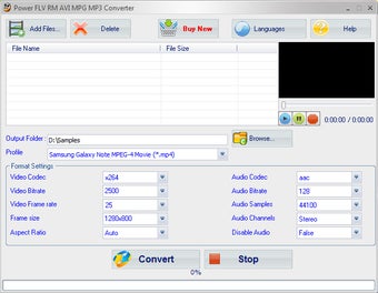 Image 0 pour Power FLV RM AVI MPG MP3 …
