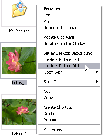 Bild 0 für JPEG Lossless Rotator