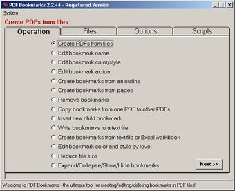 Image 0 for PDF Bookmarks