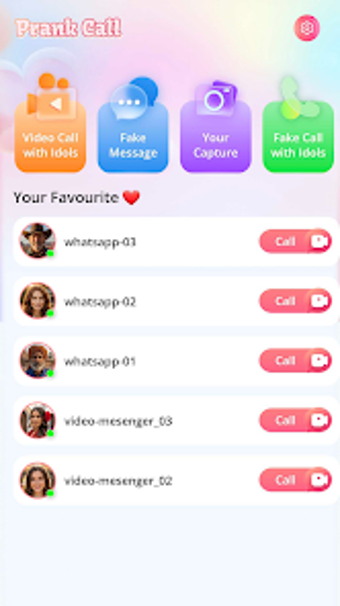 Obraz 0 dla Prank App: Idol Video Cal…