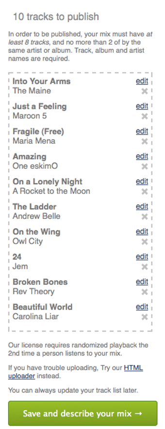 Obraz 0 dla 8tracks Uploader
