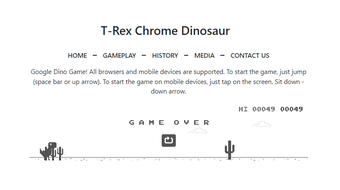 Image 2 for Dino Game Online