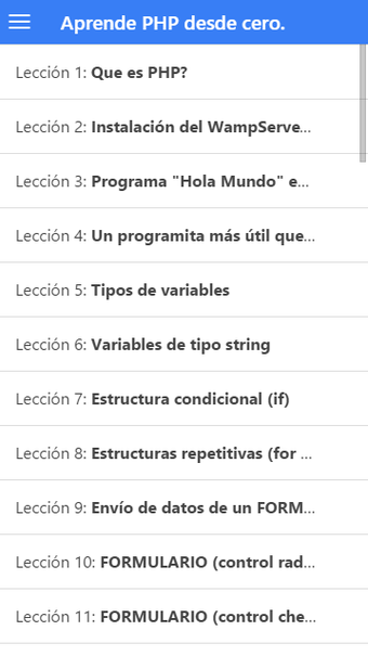 Aprende PHP desde cero