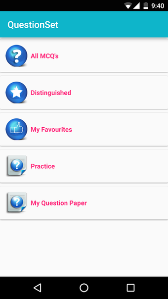 Image 0 pour QuestionSet