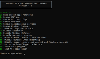 Imagen 0 para Windows 10 Bloat Remover …