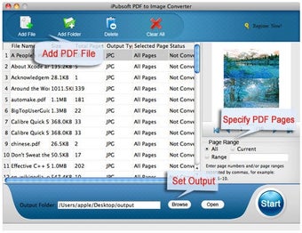 iPubsoft PDF to Image Converter for Mac