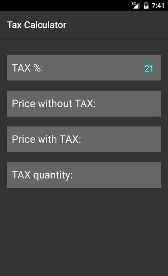 TAX Calculator