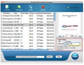 iPubsoft PDF to Word Converter for Mac