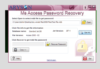 Obraz 0 dla Aryson Access Password Re…