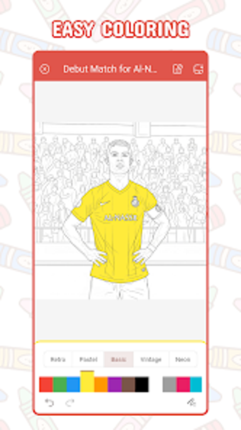 Immagine 0 per Ronaldo Coloring Drawing …