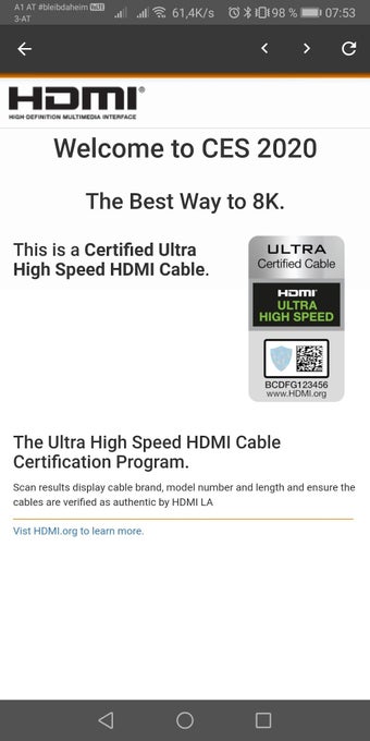 HDMI Cable Certification