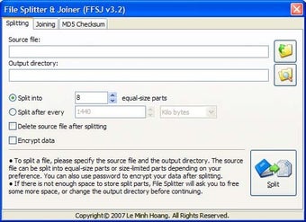 Obraz 4 dla The Fastest File Splitter…