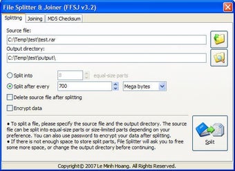 Immagine 4 per The Fastest File Splitter…