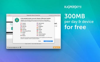Obraz 0 dla Kaspersky VPN Connection