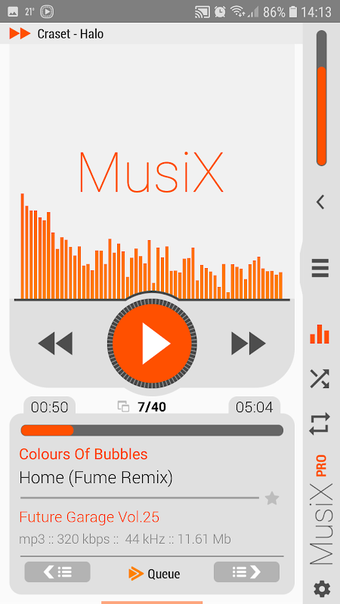 MusiX Material Light Oran…的第0张图片