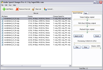 Bild 1 für Audio Speed Changer Pro