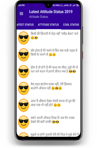 Latest Attitude Status hindi