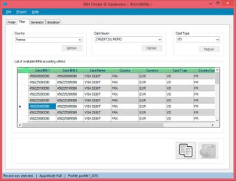 Image 1 for BINfinder and Credit Card…