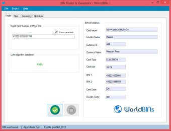 BINfinder and Credit Card Generator