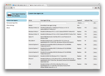 User-Agent Switcherの画像0