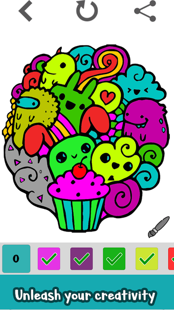 Image 0 pour Doodle Color by Number Bo…