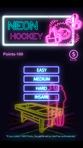 Image 0 pour Neon Hockey : Ice and Glo…