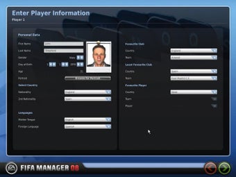 FIFA Manager 08的第6张图片