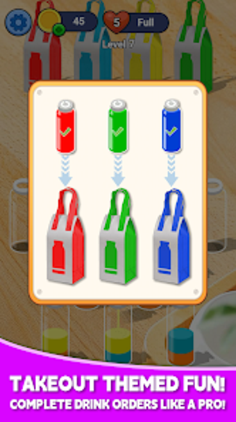 Immagine 0 per Drinks Sort and Takeout