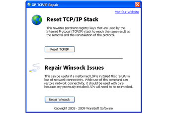 Bild 0 für XP TCP/IP Repair