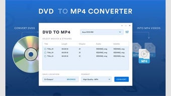 Image 0 pour DVD to MP4 Converter
