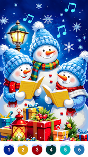 Obraz 0 dla Winter Snow Color by Numb…