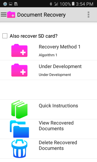 Bild 0 für Document Recovery