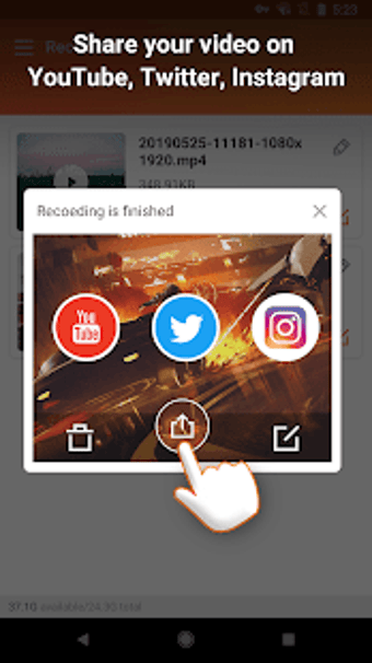 Bild 8 für Screen Recorder with Audi…